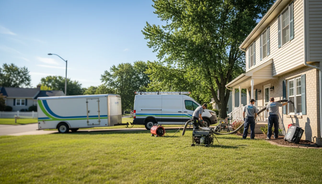 Flooded Basement Restoration And Cleanup With Repair in Theresa, WI near me